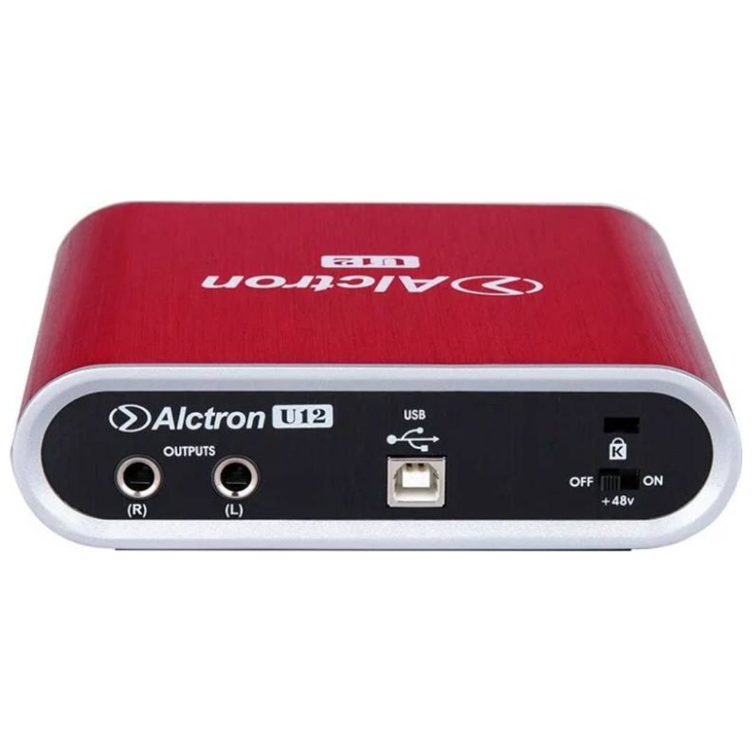 INTERFAZ25 Alctron U12 | Interfaz de Audio USB 24bit/96kHz