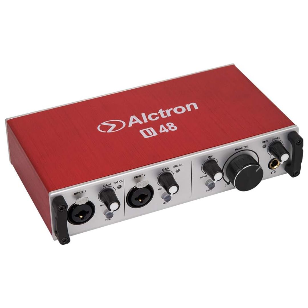 INTERFAZ26 Alctron U48 | Interfaz de Audio USB 2 Canales 24bit/192kHz