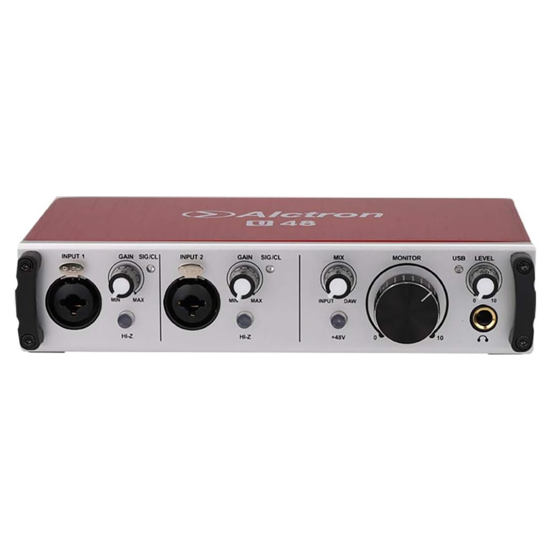 INTERFAZ26 Alctron U48 | Interfaz de Audio USB 2 Canales 24bit/192kHz