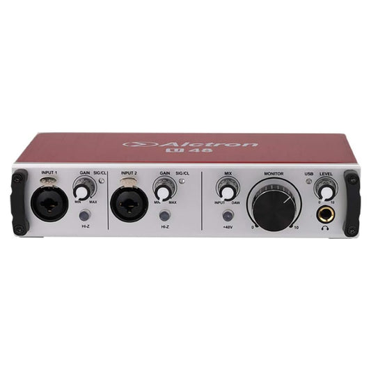 INTERFAZ26 Alctron U48 | Interfaz de Audio USB 2 Canales 24bit/192kHz