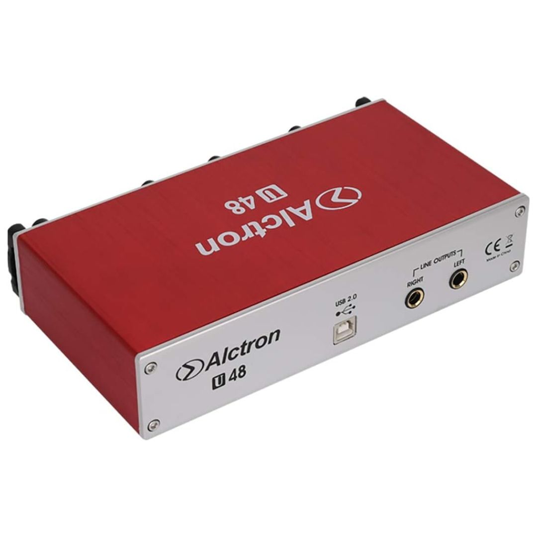 INTERFAZ26 Alctron U48 | Interfaz de Audio USB 2 Canales 24bit/192kHz