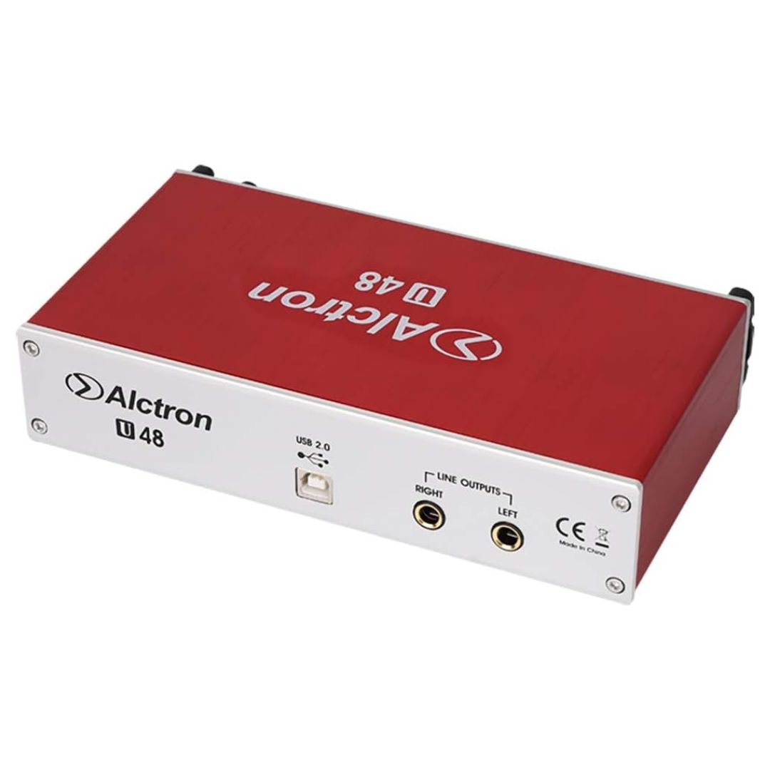 INTERFAZ26 Alctron U48 | Interfaz de Audio USB 2 Canales 24bit/192kHz