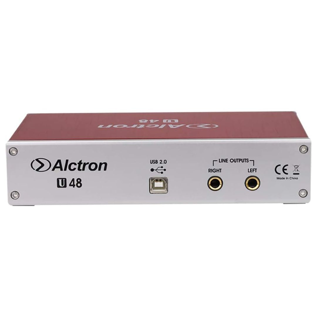 INTERFAZ26 Alctron U48 | Interfaz de Audio USB 2 Canales 24bit/192kHz