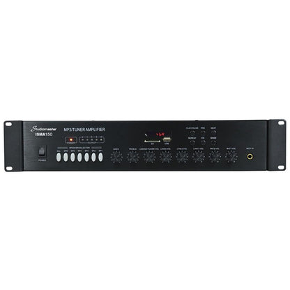 Studiomaster ISMA150 | Amplificador de Perifoneo 150W 6 Zonas (USB/SD/FM/Bluetooth)