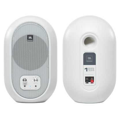 JBL 104BT White | Monitores de Estudio Activos 4.5” con Bluetooth