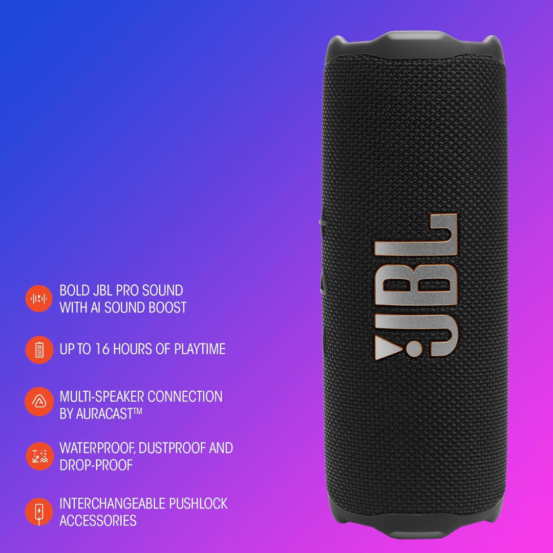 JBL Flip 7 Blue | Parlante Portátil 100% Original Resistente al Agua