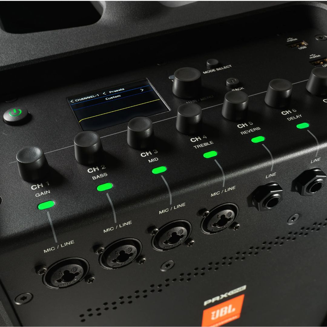 JBL PRX-ONE-NA | Sistema de Columna Array Activo 2000W con Mixer Digital y DSP
