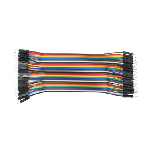UNIVERSAL JC40-MM15 | CABLE P/PROTOBOARD 40 PIN MACHO-MACHO 15CM