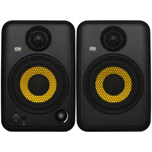 KRK GOAUX 4 (Par) | Monitores Activos de Estudio Portátiles con Bluetooth