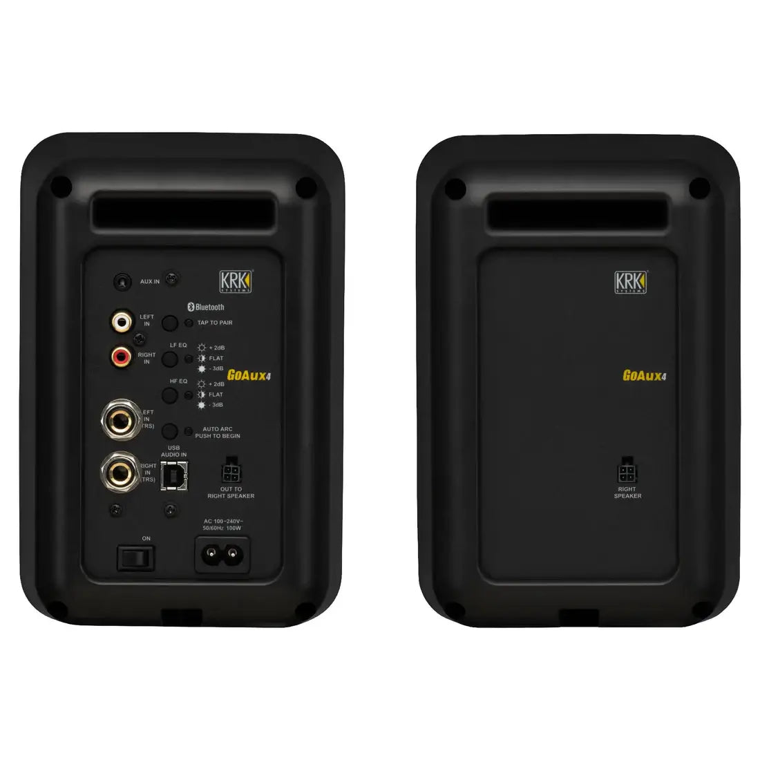 KRK GOAUX 4 (Par) | Monitores Activos de Estudio Portátiles con Bluetooth