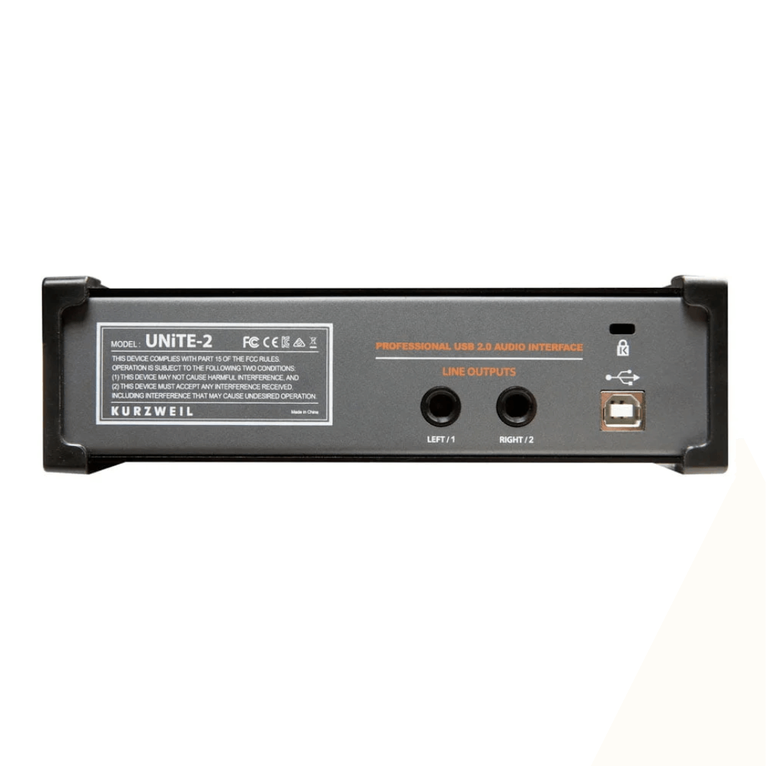KURZWEIL UNITE-2 | Interfaz de Audio USB 2 Entradas / 2 Salidas