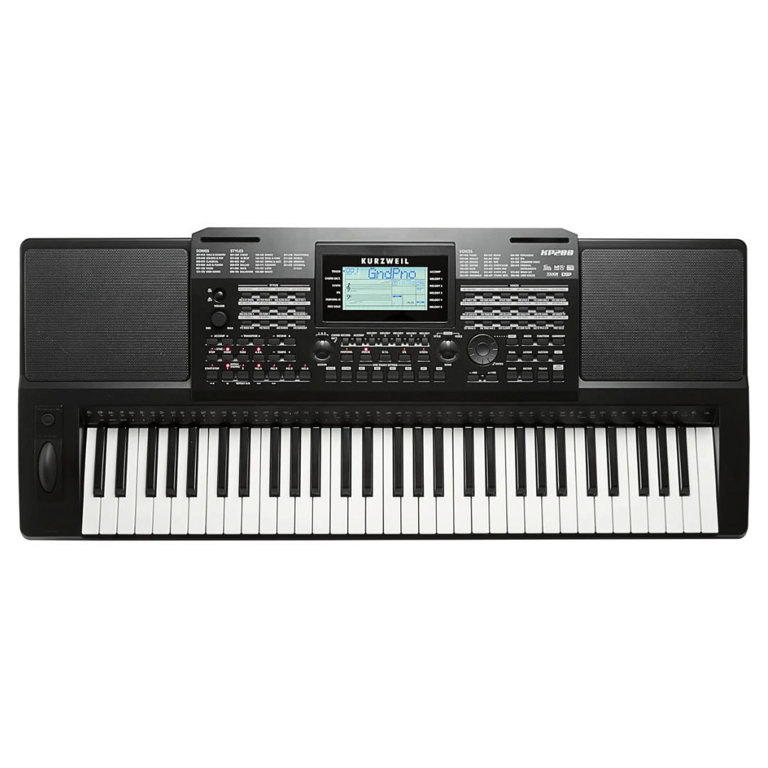 KURZWEIL KP-200 | Teclado Profesional de 61 Teclas Color Negro