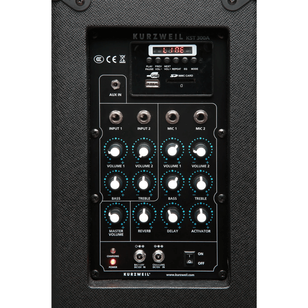 KURZWEIL KST300A | Amplificador Portátil con Sistema Inalámbrico