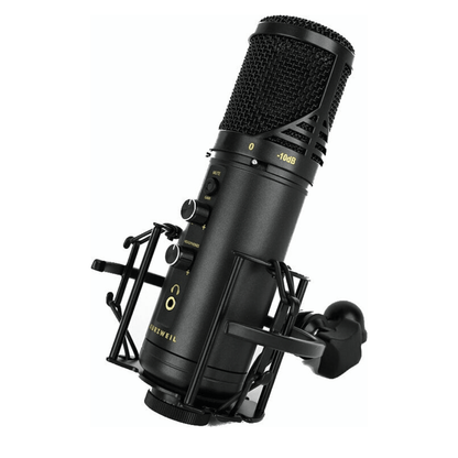 KURZWEIL KM-2U BLACK | Micrófono Condensador USB de Alta Resolución