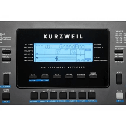 KURZWEIL KP150 | Teclado Digital de 61 Teclas Sensibles con Pitch Bend
