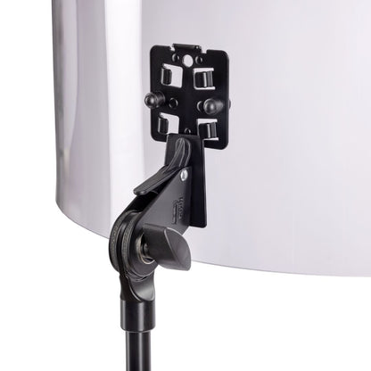 K&M 11900-000-55 | Pedestal de Aislamiento Acústico con Panel de Vidrio Acrílico