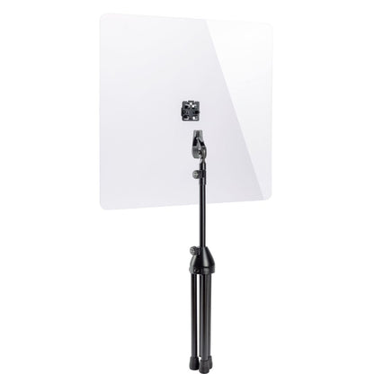 K&M 11903-000-55 | Escudo Protector de Acrílico Transparente de 600 × 600 mm con Soporte Trípode Ajustable