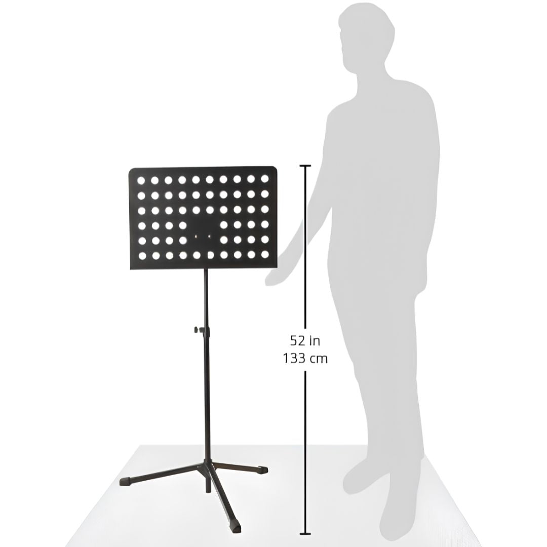 K&M 12179-000-55 Black | Atril Profesional para Orquesta y Partituras
