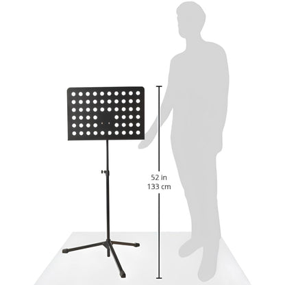 K&M 12179-000-55 Black | Atril Profesional para Orquesta y Partituras