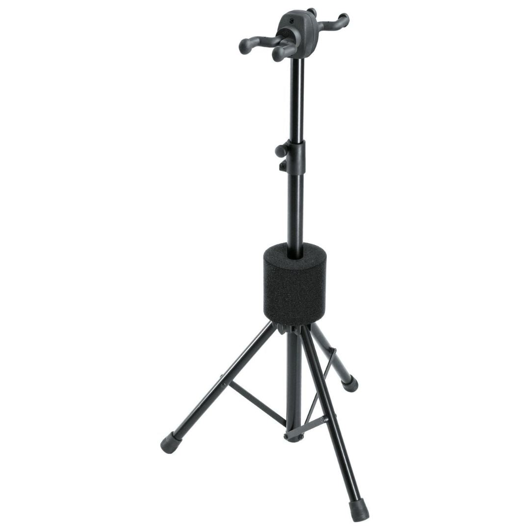 K&M 17620-000-55 | Soporte Doble para 2 Guitarras con Estructura Resistente