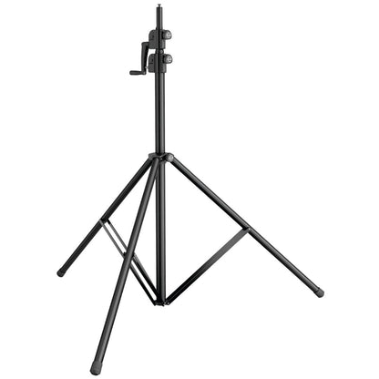K&M 24740 | Soporte Profesional para Iluminación y Altavoz con Manivela
