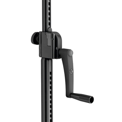 K&M 24740 | Soporte Profesional para Iluminación y Altavoz con Manivela