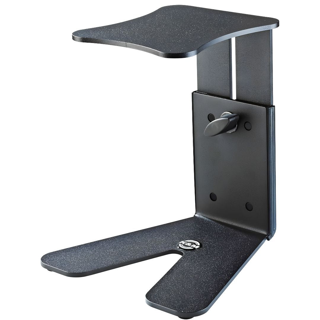K&M 26772-000-56 | Soporte de Mesa para Monitor de Estudio, Diseño Compacto y Profesional