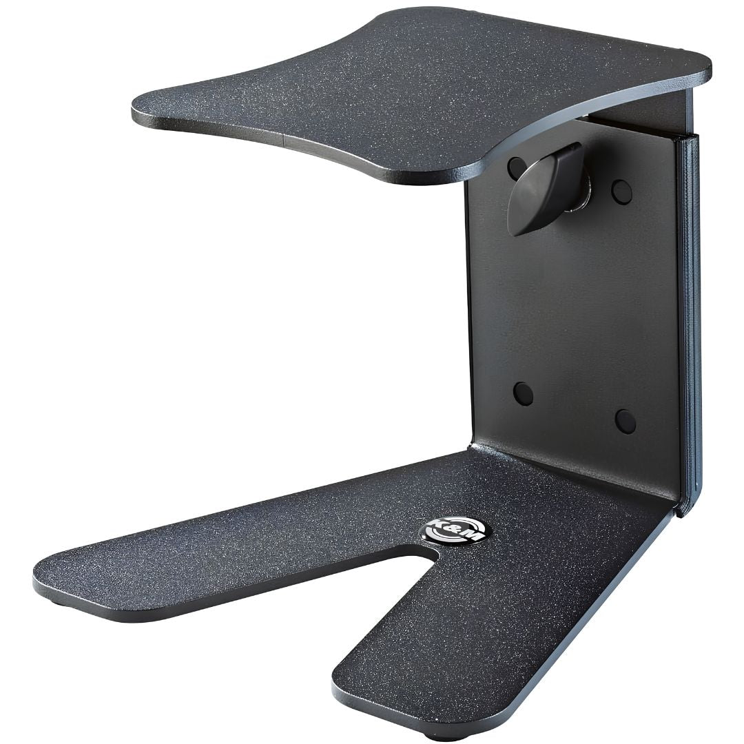 K&M 26772-000-56 | Soporte de Mesa para Monitor de Estudio, Diseño Compacto y Profesional