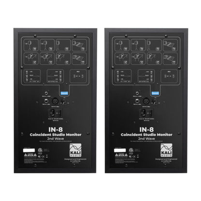 Kali Audio IN-8 V2 Par | Monitor Activo de Estudio de Campo Cercano 3 Vías 8”