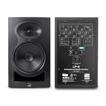 Kali Audio LP-6 2nd Black Par | Monitores Activos de Estudio de Campo Cercano 6.5”