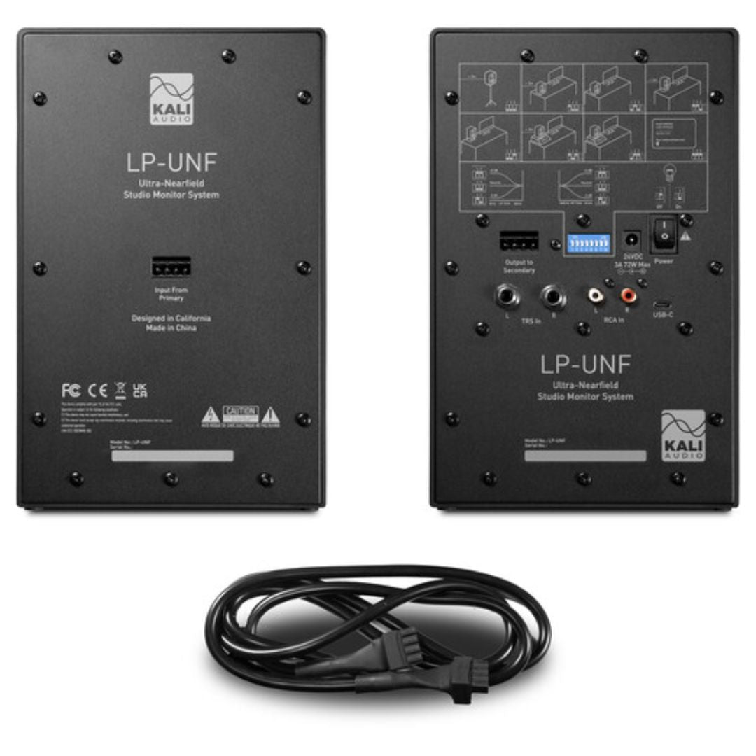 Kali Audio LP-UNF Par | Monitores de Estudio Ultracercano 4.5”