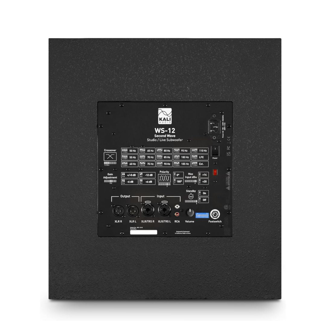 Kali Audio WS-12 V2 | Subwoofer Activo de Estudio 12”