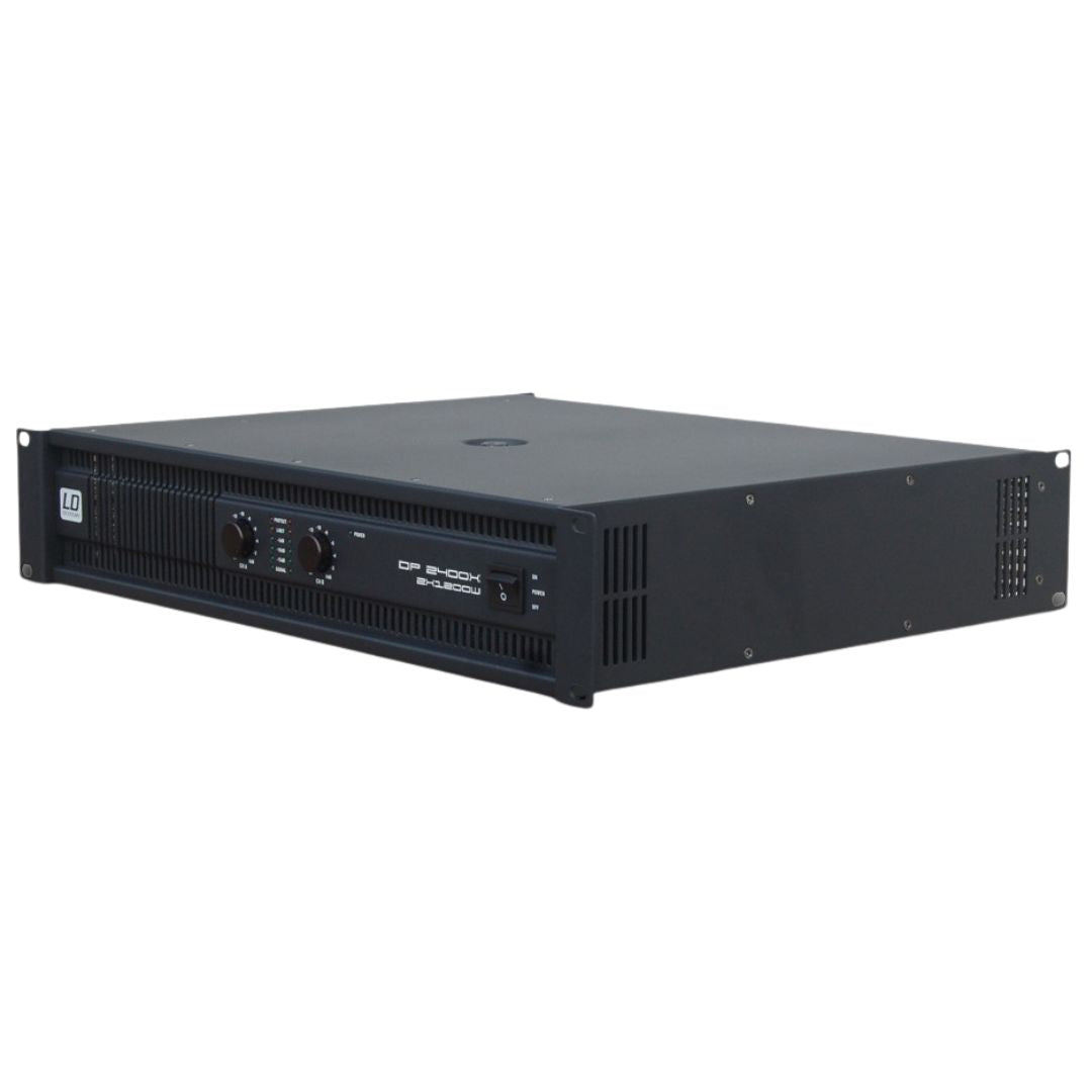 LD Systems LDDP2400 120V | Amplificador de Potencia Clase H Profesional 2×1200W Rack 19”