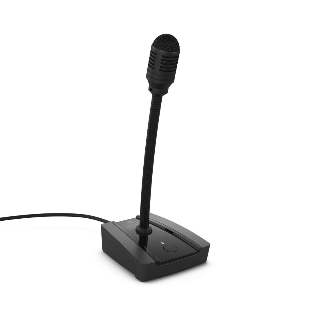 LD Systems LDPAM | Micrófono de Mesa Profesional con Cuello de Cisne