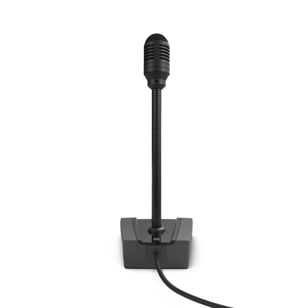 LD Systems LDPAM | Micrófono de Mesa Profesional con Cuello de Cisne