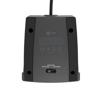 LD Systems LDPAM | Micrófono de Mesa Profesional con Cuello de Cisne
