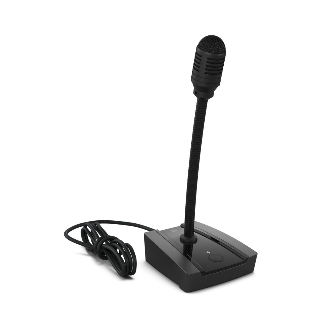 LD Systems LDPAM | Micrófono de Mesa Profesional con Cuello de Cisne