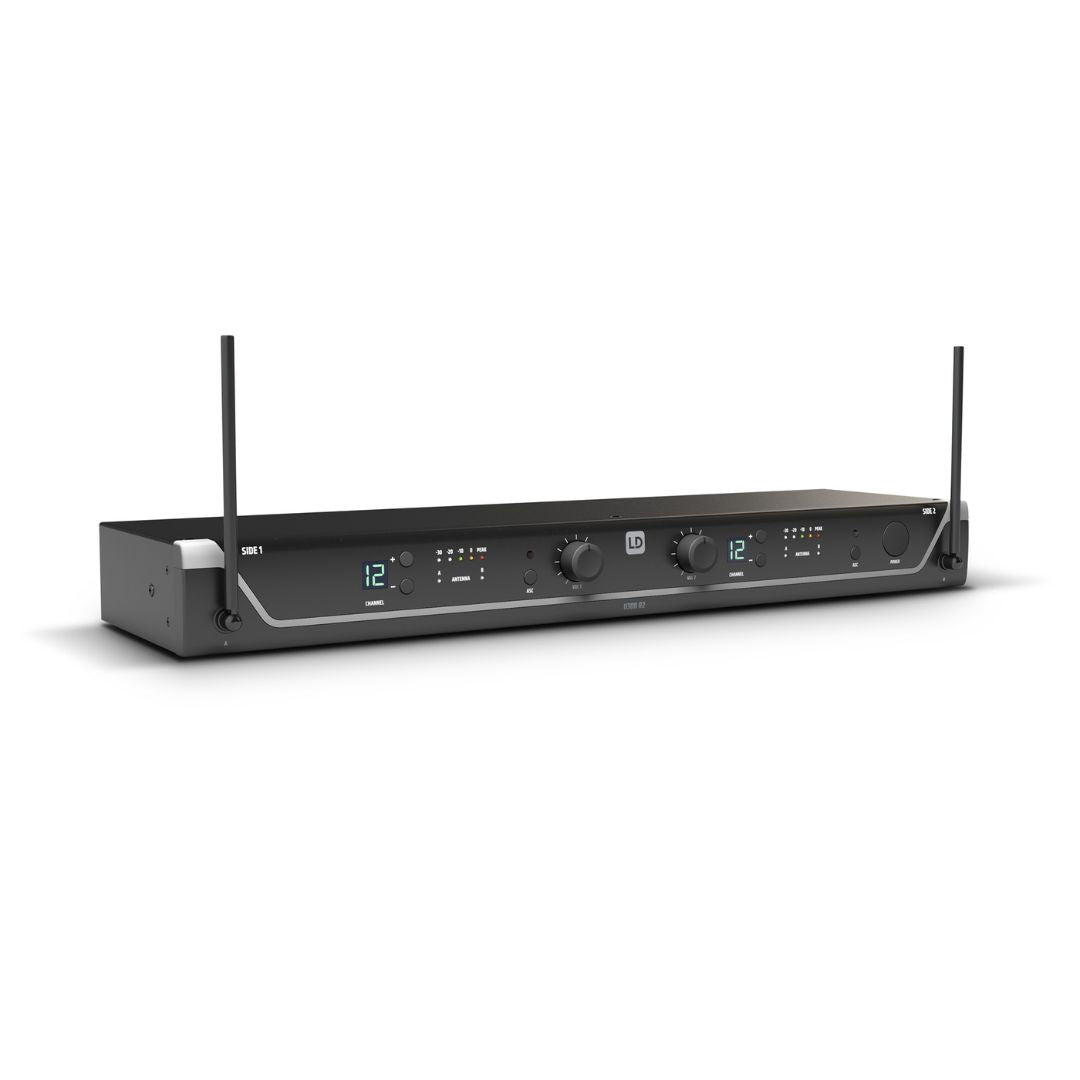 LD Systems LDU306BPH2 | Sistema Doble Inalámbrico UHF con Micrófonos Diadema