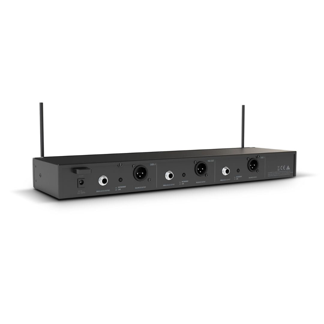 LD Systems LDU306BPH2 | Sistema Doble Inalámbrico UHF con Micrófonos Diadema