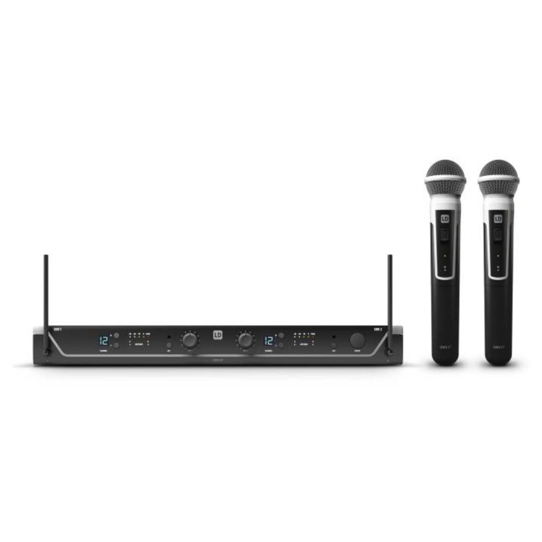 LD Systems LDU306HHD2 | Sistema Doble de Micrófonos Inalámbricos UHF Handheld