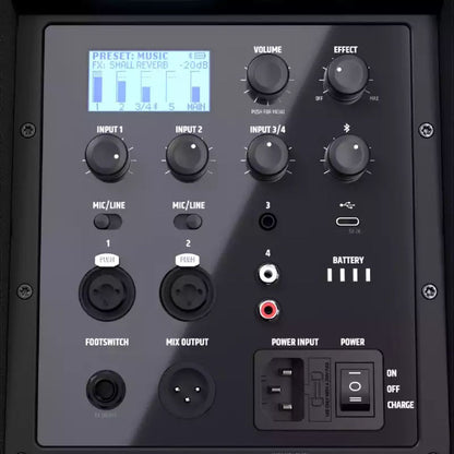 LD Systems ANNY® 8 | Altavoz PA Portátil a Batería con Bluetooth y Mezclador