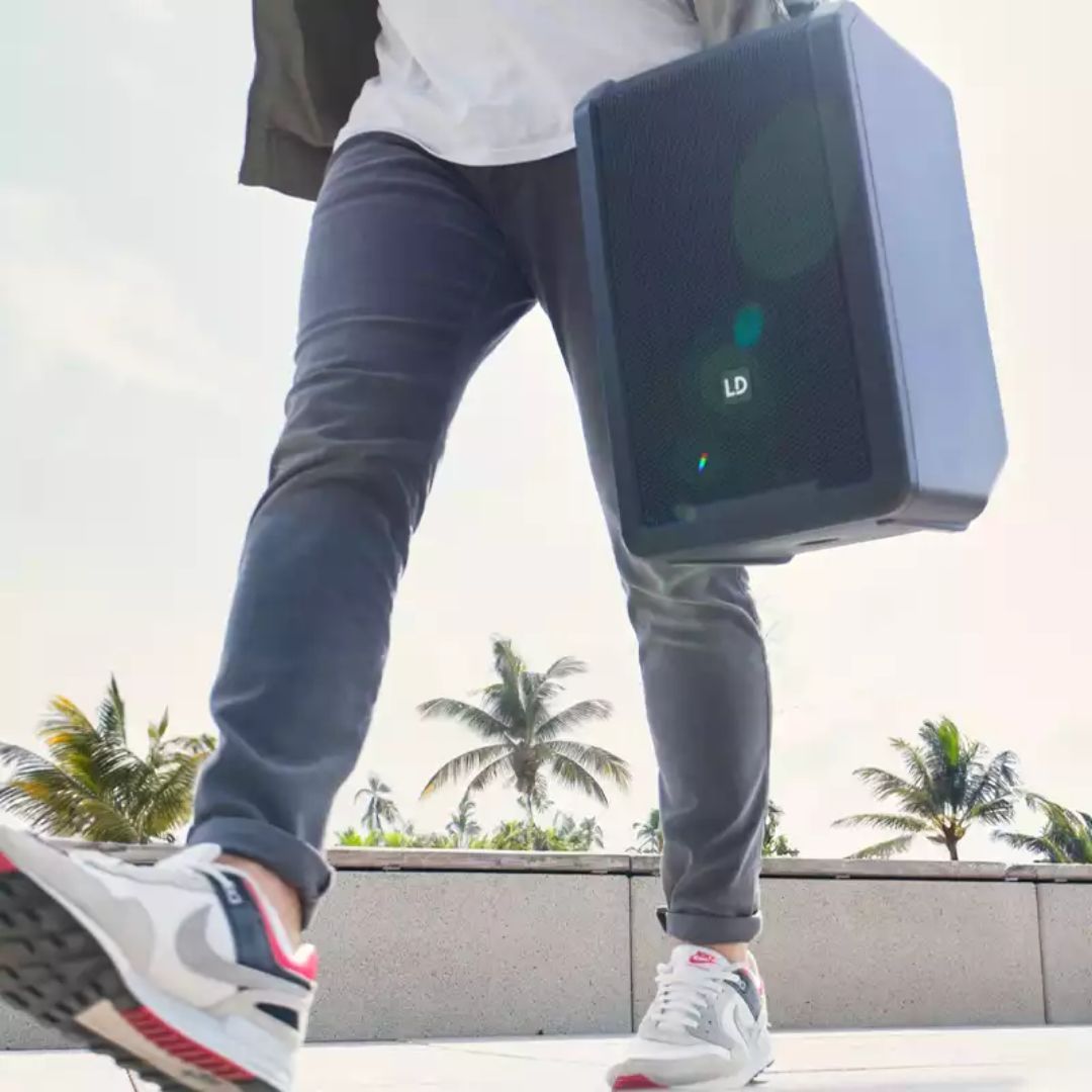 LD Systems ANNY® 8 | Altavoz PA Portátil a Batería con Bluetooth y Mezclador