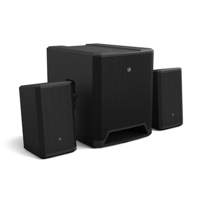 LD Systems DAVE 18 G4X | Sistema Activo Profesional 2.1 con Subwoofer 18” y Satélites 8”