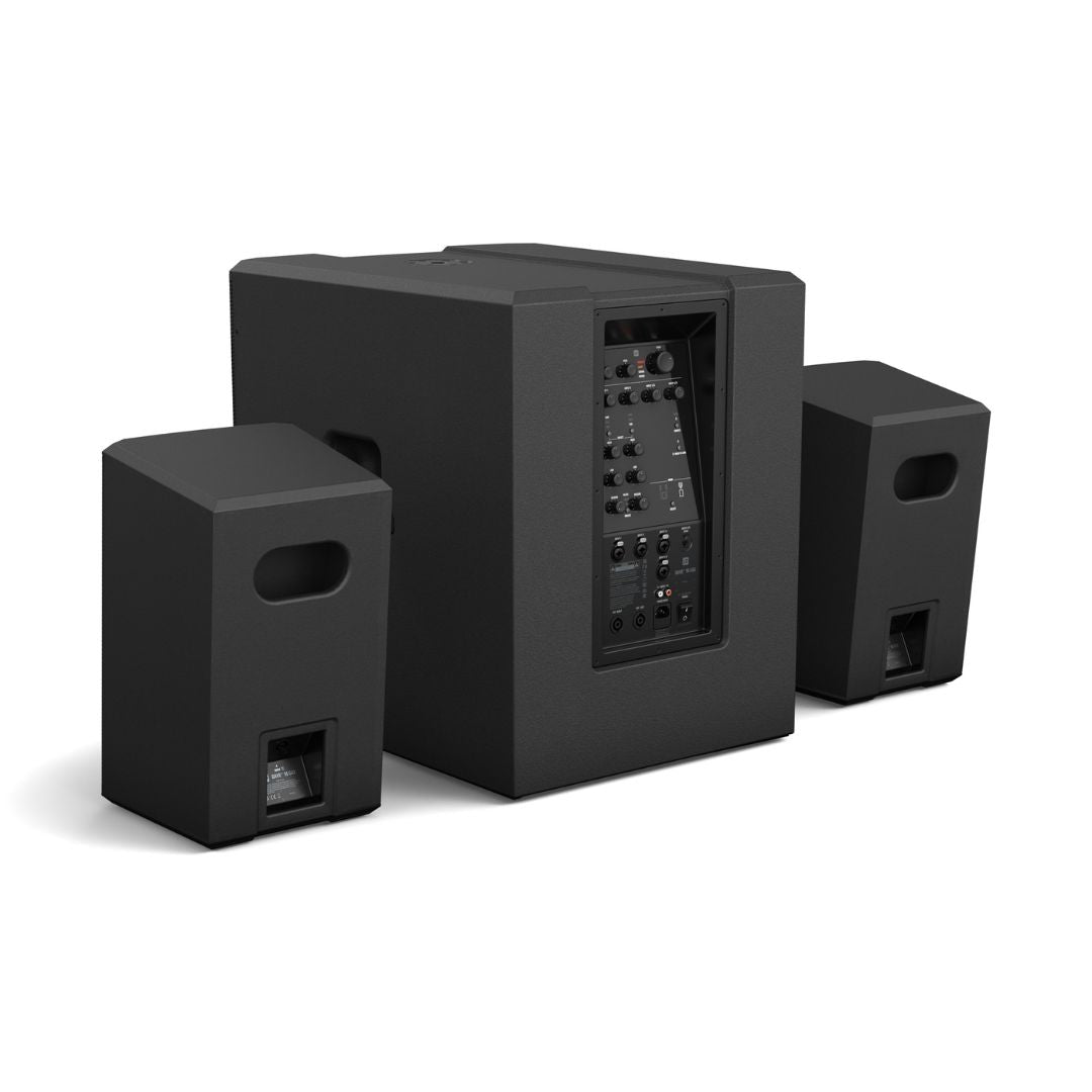 LD Systems DAVE 18 G4X | Sistema Activo Profesional 2.1 con Subwoofer 18” y Satélites 8”