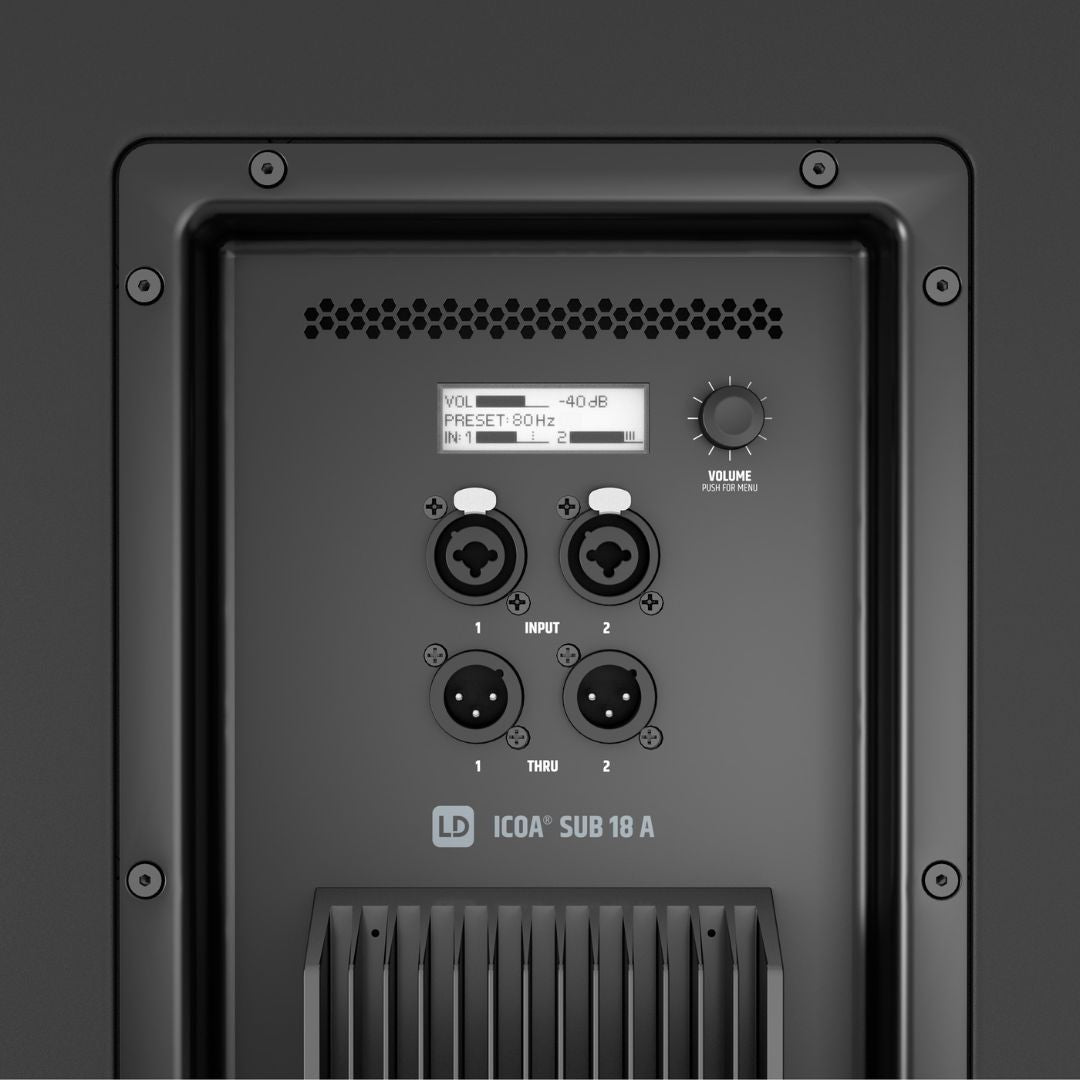 LD Systems ICOA SUB 18 A | Subwoofer Profesional Activo 18”