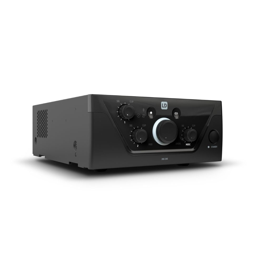 LD Systems IMA 240 | Amplificador de Instalación 240W 70V / 100V / 4 Ohms con Bluetooth