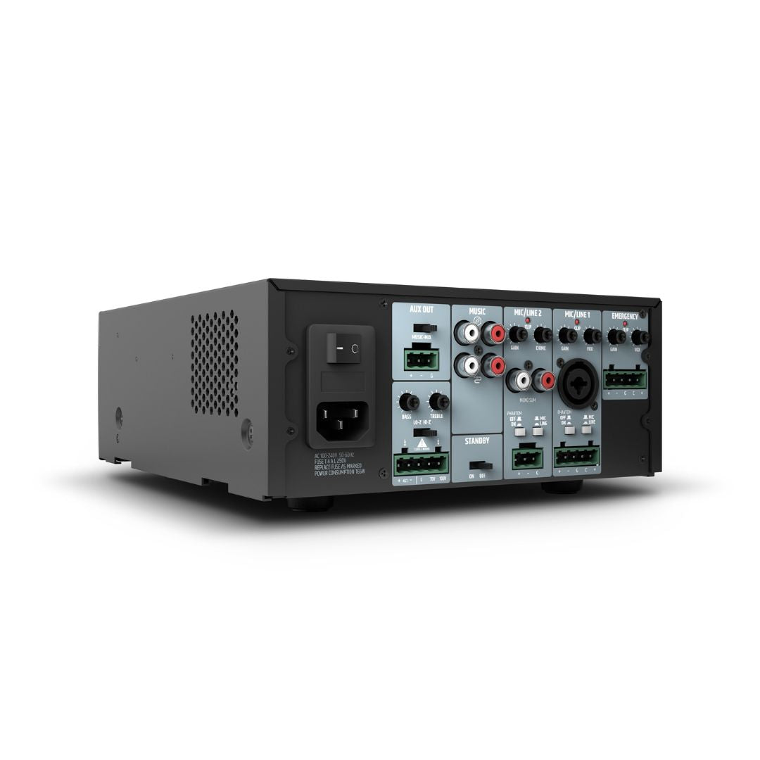 LD Systems IMA 240 | Amplificador de Instalación 240W 70V / 100V / 4 Ohms con Bluetooth