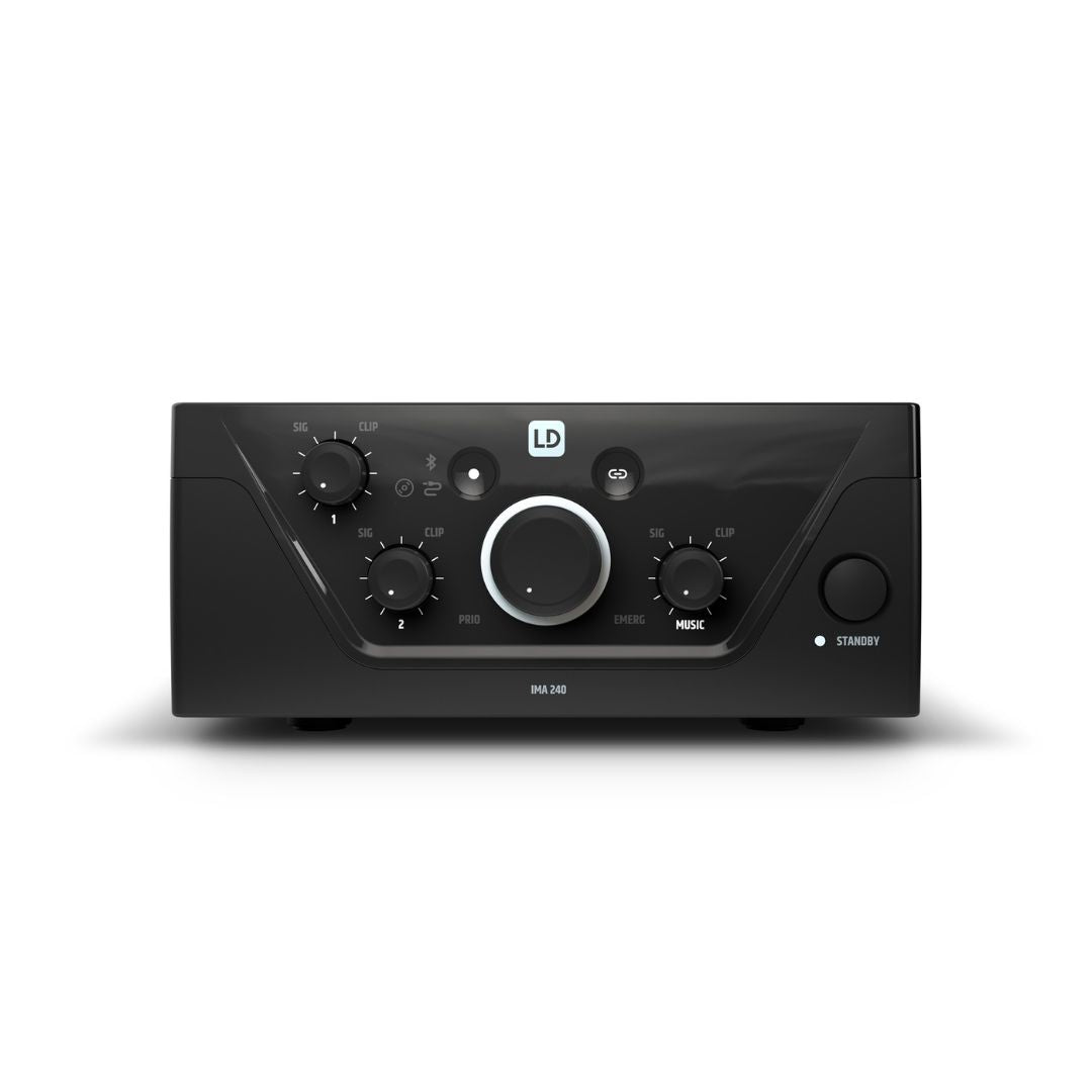 LD Systems IMA 240 | Amplificador de Instalación 240W 70V / 100V / 4 Ohms con Bluetooth