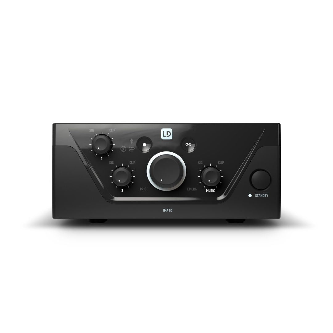 LD Systems IMA 60 | Amplificador de Instalación 70V / 100V / 4 Ohms con Bluetooth