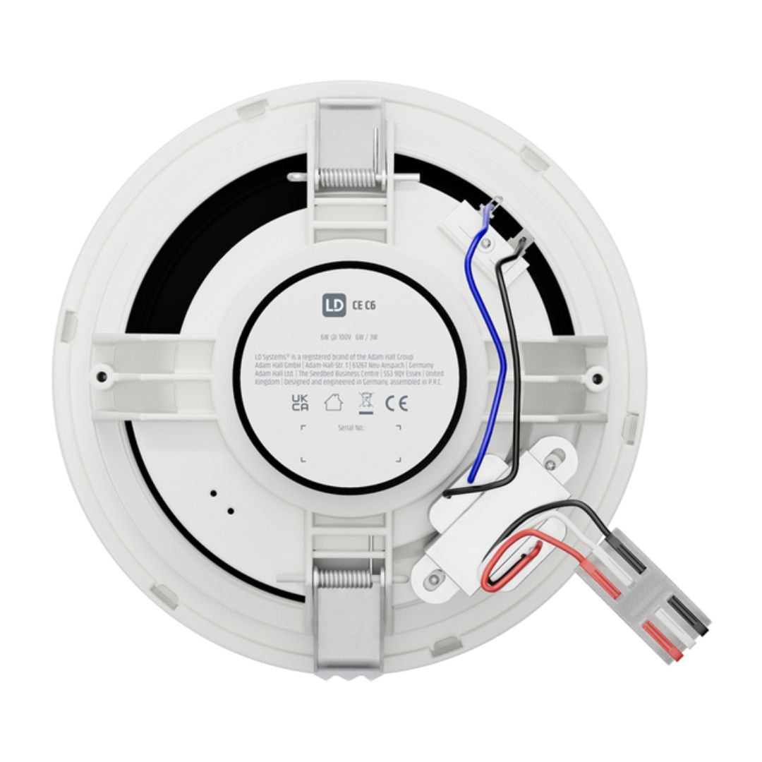 LD Systems LDCEC6 | Altavoz Empotrable de Techo de 6"